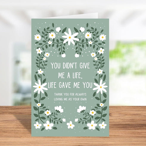 Bablira Heartfelt Mothers Day or Fathers Day Card, Thank You Card Gift for Mom Dad Grandma Grandad, Sweet Birthday Gift