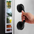2 Pack Suction Cup Handle for Glass Door, Shower Grab Bar Without Drilling, Non-Marking Pull for Sliding Door Wardrobe