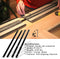 Guide Rail Connector Set P-20177 for Makita Track Saw Long Cuts Also Compatible with Festool, Fit for DeWalt in Integrated Guide Rail T-Slots for Secure Cutting, 4 PCS, Black