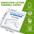 TUXIYA 300 8.5 11 Inch,BPA Sheets Thermal Printer Paper x free Advanced Thermal Printing, US Letter Size Thermal Paper