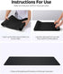 YSAGi Leather Desk Pad Protector, Large Non-Slip PU Leather Desk Blotter for Office and Home, Black