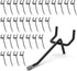 HUHOLE Pegboard Hooks 2 Inch 50PC, Black Peg Board Hooks, Fit 1/4" or 1/8" Pegboard, Ideal Organizer Accessories for