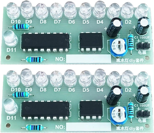Soldering Kit for Electronics Soldering Practice Kit NE555 CD4017 LED Chasing Light