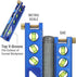 WORKPRO Torpedo Level, Magnetic, 4 Vial for Conduit Bending, Aluminum Alloy Construction, 6-1/2 inch