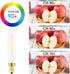 Leools E12 Bulb Dimmable 4W 2700K T6 B11 Bulb 40 AC120V 400LM e12 Bulb 6Pack Frosted LED Equal Warm White Candelabra