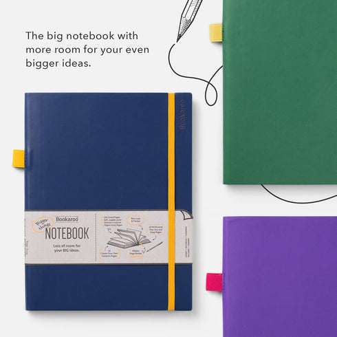 IF Bookaroo Bigger Things Notebook Journal - Brown