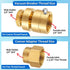 3/4" 1-1/16" 3/4" 1-1/16'' 3/4" Boltigen Self Draining Vacuum Breaker, No Lead Brass GHT Hose Bib Backflow Preventer