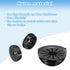 4Pcs Grommet Grommet 1.38"(35mm) Grommet uxcell Desk Black, Snap Bushing with Shutter for Holes with Mounting, Round