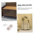 8pcs Self-Adhesive Storage Box Wheels Practical Sticky Casters for Bedside Tables Cabinets Suitcases and Trash Cans