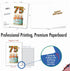 NobleWorks Funny 75th Birthday Card, 75 Year Old Humor Notecard for Milestone Birthdays Celebration - Big Day 75