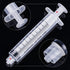 TecUnite 20 Pack Syringe Without Needle, Plastic Curved Syringes for Epoxy Resin and Craft