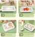 EL EastLane 2 Ice Cream Roller Maker Kit with a Bear Bowl and Scrapers, Instant Rolled Ice Cream Tray Freezy Bake at