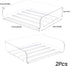 Tomorotec Desk Letter Tray Set, A4 Size Clear PET Stackable Document Organizer, Side Load Anti-Skid Support (2X