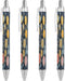 LPSADGF Leaves And Citrus Ballpoint Pens 4 PCS Retractable Smooth Writing Pens with