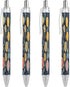 LPSADGF Leaves And Citrus Ballpoint Pens 4 PCS Retractable Smooth Writing Pens with