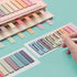 ELII 600 Pcs Page Markers, Sticky Index Tabs, Transparent Sticky Notes, Writable Flag Tabs Stickers