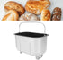 Commercial AUNMAS Bread Machine Baking Bucket, Stainless Steel Anti Stick Household Baking Bucket with Mixing Paddles