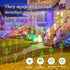6 1 54 8 800mAh, in Solar Christmas Tree Pathway Lights, LED Solar Powered Christmas Tree Candy Outdoor Decorations