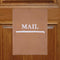Mail Catcher Bag for Mail Slots, Efficient Letter Cage Door Bag, Reduces Drafts for Home Office and Garage Doors (Tan)