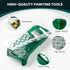 Foam Paint Roller 2 Inch 10 Pack Small Kit with High-Density Foam Roller and Paint Tray