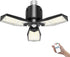 Wufy Motion Sensor Garage Lights 8000LM, Deformable Motion Activated LED Garage Ceiling Light