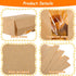 PercyEffie 120 Pack 14" 8.3" 3.5" 600 Large Krafts Paper Bread Bags with Clear Window x x for Homemade Sourdough paper