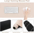 Set, MOSISO Wrist Rest for Keyboard Mouse Pad Large Gaming Deskpad&Circle Curved Mousepad&Keyboard Wrist Rest&Coaster