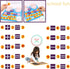 BENOSPACE Counting Felt Board Finger Numbers Toy Educational Learning Supplies Addition Subtraction Manipulatives Math