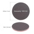 50pcs 1500 3 Inch uxcell Grit Sanding Sponge Hook and Loop Sponge Sanding Disc Wet/Dry for Car Wood Drywall Metal