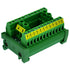 OONO DIN Rail Mount 30A/300V, 2x12 Position Screw Terminal Block Distribution Module