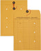 Blue Summit Inter-Department Envelopes - String Tie, Brown Kraft, 9 x 12 Inches, Pack of 100 Envelopes
