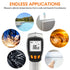 Infrared Thermometer, Laser Temperature Gun for Cooking, Non Contact Temp Gauge -58 to 788?, Not for Human