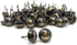 DMSE Wholesale Size 7/16" Diameter Hardware Upholstery Decorative Thumb Push Tacks, 100 Pack, Bronze Renaissance