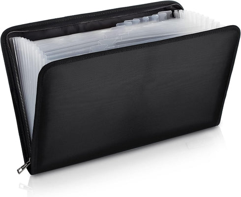 ENGPOW Legal Size Expanding File Folder, Important Document Organizer, Fireproof with 13 Pockets, Large Capacity