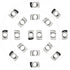 HELIFOUNER 100 2020 M5 M5 Pieces Series T Nuts, T Slot Nuts for Aluminum Profile