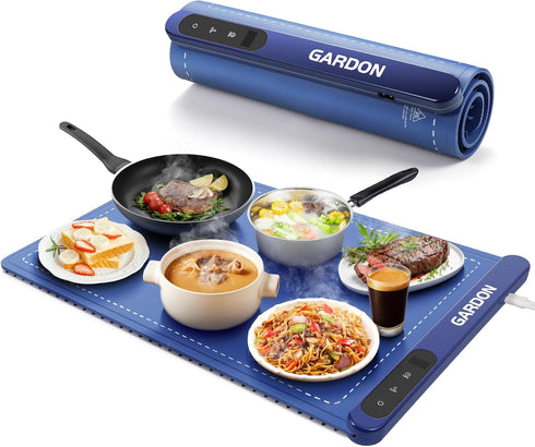 Gardon Warming Mat for Food - 18"x11" Food Warmers for Parties Buffet,