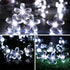 Outdoor Solar Flower String Lights, 50 LED Waterproof Fairy Light Decorations for Christmas Tree Garden Patio Yard