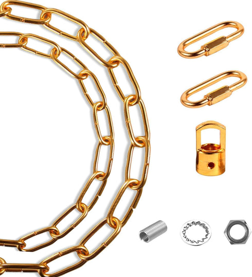 Arncmiv Pendant Light Fixture Chain,Heavy Duty Chain for Light Fixture,Black Ceiling Light Fixture