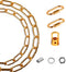 Arncmiv Pendant Light Fixture Chain,Heavy Duty Chain for Light Fixture,Black Ceiling Light Fixture