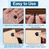 XIHIRCD 10 Pairs Magnetic Race Bib Clips, Marathon Race Number Holder Running Bib Buckles Fixing System Magnets Racing