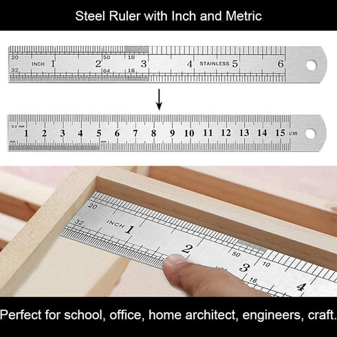 NORTOOLS Metal Vernier Caliper with Micrometer and Ruler for Precision Measurements Inside/Outside/Depth/Step