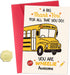 Bus Driver Thank You Card, End of Year Gift, School Bus Driver