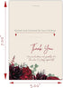 MPC Brands (50, Blank Funeral Thank You Cards - Sympathy Bereavement Thank You Cards With Envelopes - Message Inside