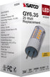S12316 T5 GY6.35 12V 3000K, SATCO LED Bi-Pin Base Lamp, Low Voltage Halogen Replacement, Clear