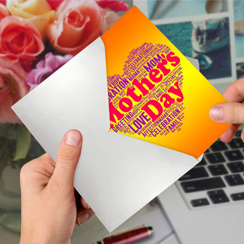 The Best Card Company - Beautiful Mother's Day Card - Loving, Heartfelt Card for Moms, Stepmoms, Mother's Words