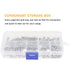 binifiMux 160pcs Assortment Kit #4-40 UNC Phillips Pan Head Machine Screws Hex Nuts, 304 Stainless Steel Silver Tone