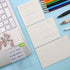 Transparent Sticky Notes Pad, 3x5 Inch, Clear Self-Adhesive Translucent Sticky Notes, 10 Packs, 500 Sheets