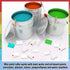 40 Pcs 2 Inch Mini Paint Roller Foam Covers - High Density Sponge Paint Roller Refills for Textured Smooth Painting