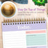 S&O Daily Planner Notepad for Productivity, 52 Page Undated To Do List Organizer - MAUVE