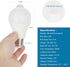 Motion Sensor Light Bulbs, 9W A19 LED, 60W Equivalent, E26 800lm 5000K Daylight, Dusk to Dawn, 2 Pack for Indoor Outdoor